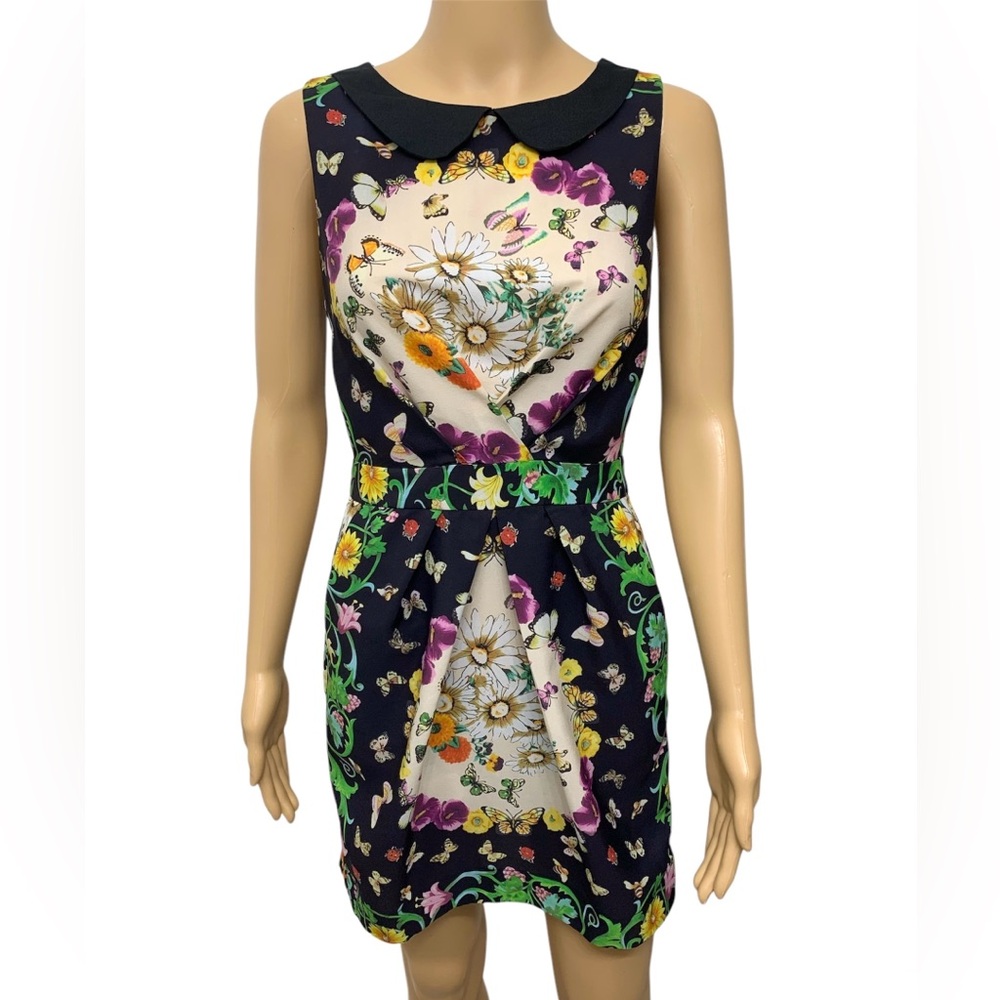 FARM Rio Floral Garden Casual Cocktail Mini Dress Size S - Picture 2 of 13
